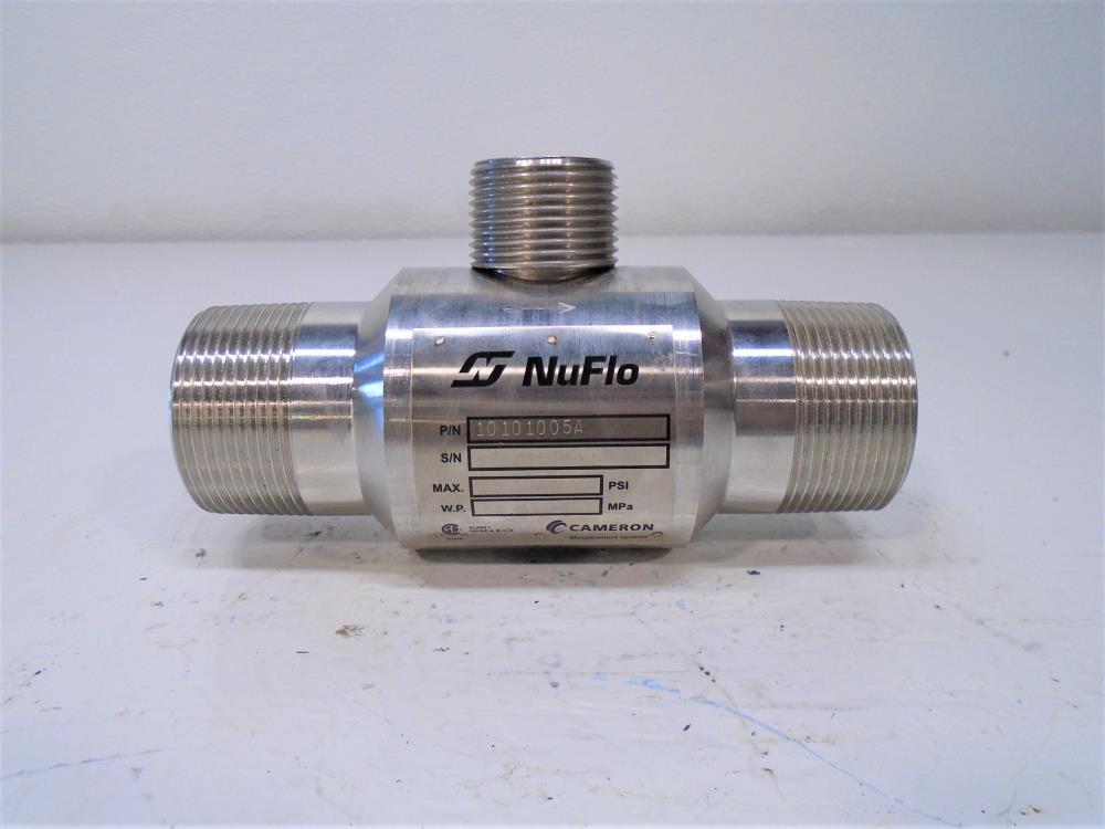 Cameron NuFlo 1.5" x 1.5" x 1" NPT Turbine Meter, 10101005A, 5000 PSI Max